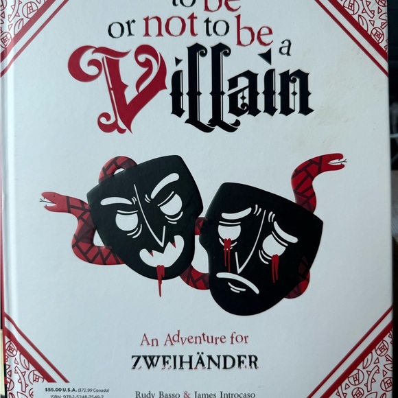 To Be or Not to Be a Villain Role Playing Game Book - Picture 6 of 6